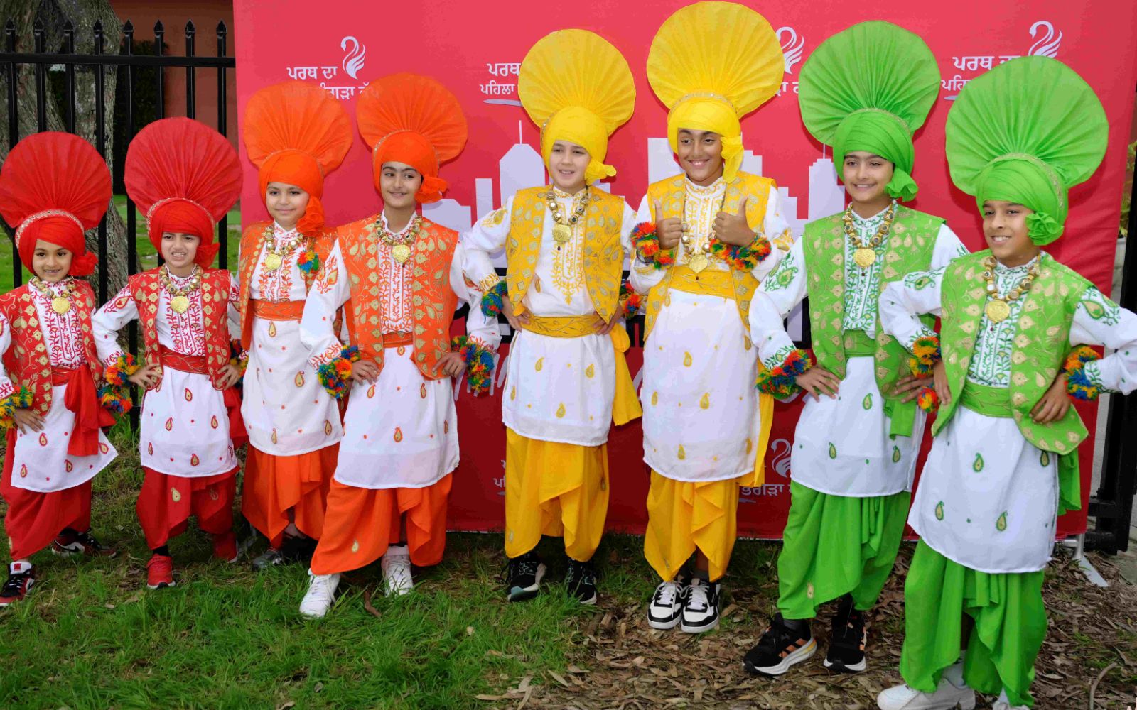 Perth Bhangra Academy competition team training and performing in Perth